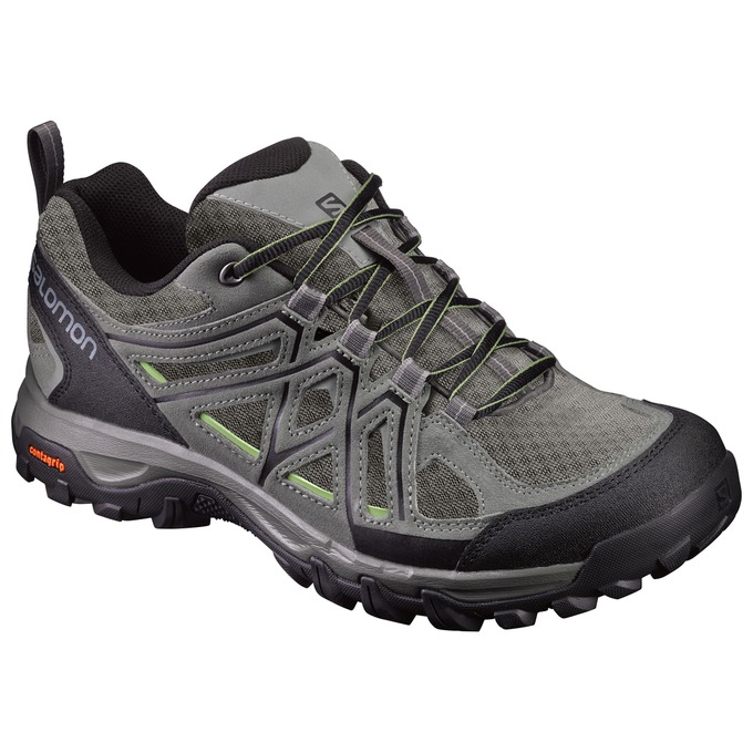 Zapatillas Trekking Salomon Hombre Gris / Negras - Salomon Argentina EVASION 2 AERO ,805924-AZB